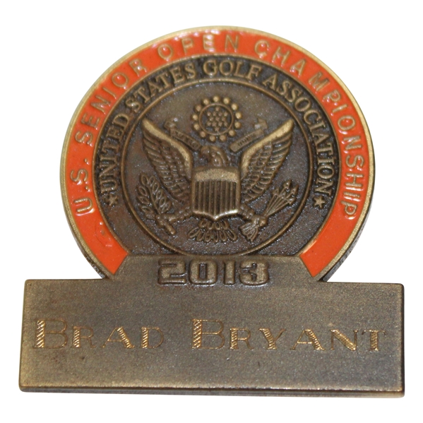 Brad Bryant’s 2013 US Senior Open at Omaha Country Club Contestant Badge