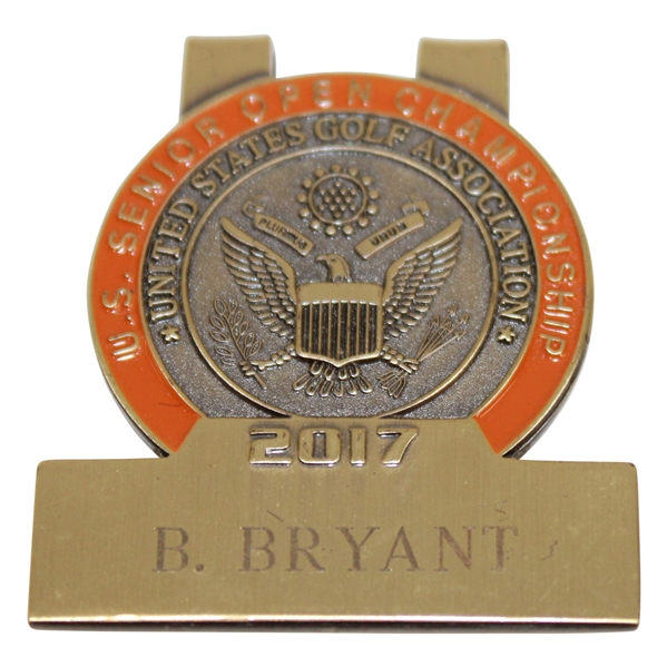 Brad Bryant’s 2017 US Senior Open at Salem Country Club Contestant Badge