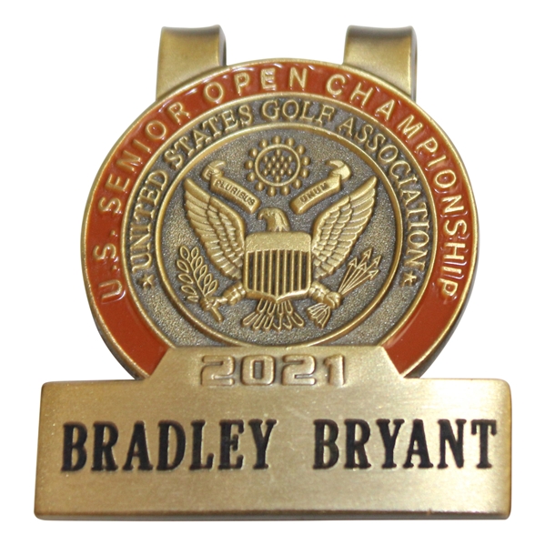 Brad Bryant’s 2021 US Senior Open at Omaha Country Club Contestant Badge