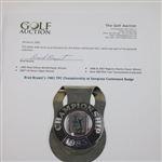 Brad Bryant’s 1983 TPC Championship at Sawgrass Contestant Badge