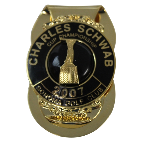 Brad Bryant’s 2007 Charles Schwab Cup at Sonoma Golf Club Badge