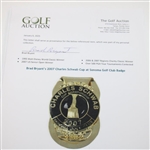 Brad Bryant’s 2007 Charles Schwab Cup at Sonoma Golf Club Badge