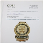 Brad Bryant’s 2005 Senior PGA Championship at Laurel Valley Contestant Badge