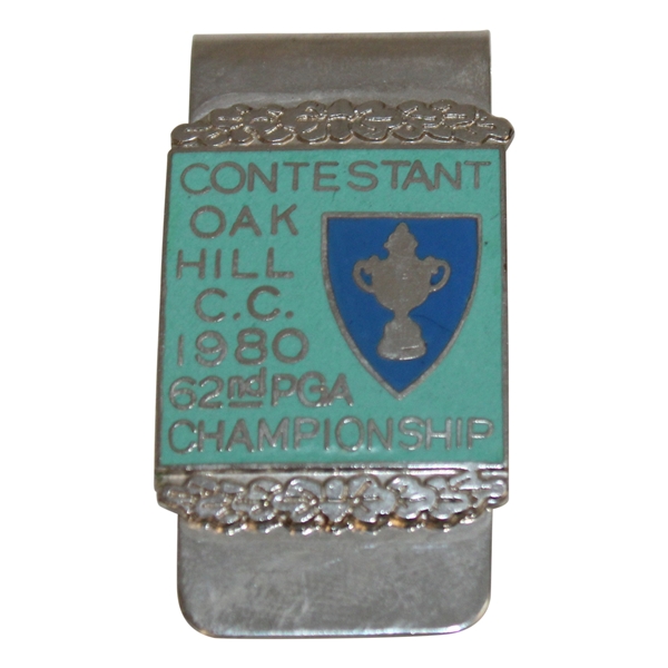 Brad Bryant’s 1980 PGA Championship at Oak Hill CC Contestant Badge
