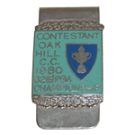 Brad Bryant’s 1980 PGA Championship at Oak Hill CC Contestant Badge