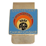 Brad Bryant’s 1981 PGA Championship at Atlanta Athletic Club Contestant Badge