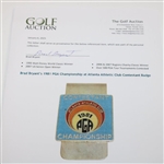 Brad Bryant’s 1981 PGA Championship at Atlanta Athletic Club Contestant Badge