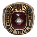 1992 Oldsmobile National Champion 10k Gold Ring - Brad Bryant Collection