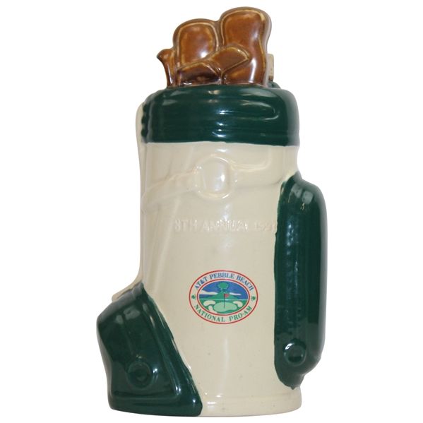 1993 8th Annual AT&T Pebble Beach Pro-Am Golf Bag Decanter
