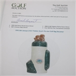 1993 8th Annual AT&T Pebble Beach Pro-Am Golf Bag Decanter