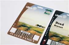 Brad Bryant's 2008 US Open at Torrey Pines USGA Player Access Badge w/Spouse & Family Badge