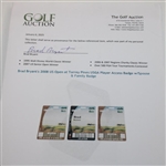 Brad Bryant's 2008 US Open at Torrey Pines USGA Player Access Badge w/Spouse & Family Badge
