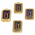 Brad Bryants 2013, 2016, 2018 & 2024 PGA Tour Pins