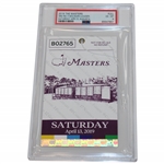 2019 Masters Full Saturday Apr.13, Augusta Francesco Molinari PSA 6 EX-MT