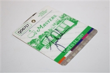 Tiger Woods Signed 2019 Masters Tournament SERIES Badge #Q06717 BAS FULL #AD63802