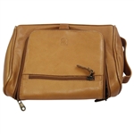 Tom Morris '1848' Brown Leather Golfing Heritage Carry Bag