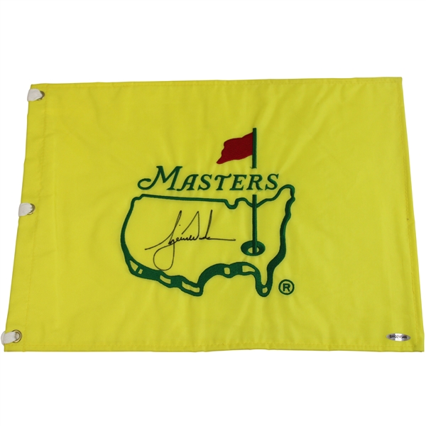 Tiger Woods Signed Masters Undated Flag UDA #SHO24546 