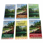 2012 & 2014 Masters Tournament Monday, Tuesday & Wednesday Practice Round Tickets (6)