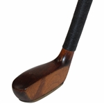 Splice Neck, Wood Putter Head Walking Stick, Lead Back Weight, Alum. Tip, Nosing Plate