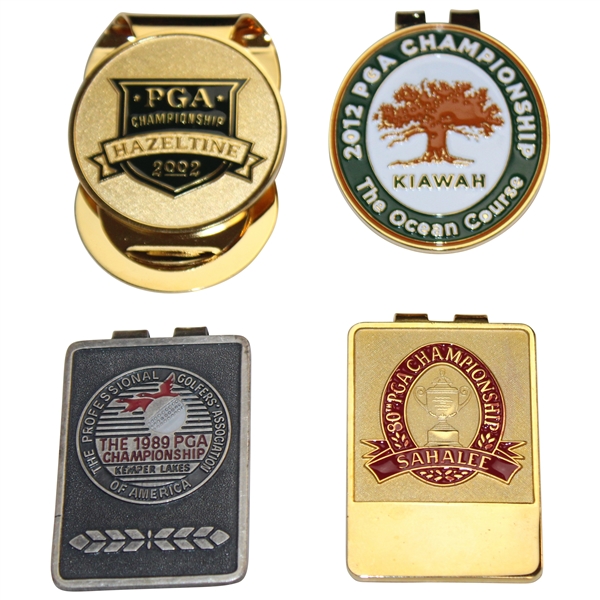 Four (4) PGA Championship Money Clips 