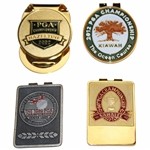 Four (4) PGA Championship Money Clips 
