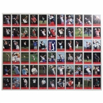 1990 Miller Press PGA Tour 66 Card Set Uncut Sheet 