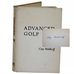 Cary Middlecoff Signed 1957 Advanced Golf Book - Second Printing JSA ALOA