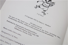 1992 'The History Of Bobby Jones' Clubs' Ltd Ed 203/500 Book Signed by Author Sidney Matthew