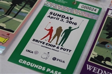 2013 & 2016 Masters Tournament Drive/Chip & Putt, Monday, Tuesday & Wednesday Practice Rd Tickets (6)