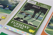 2013 & 2016 Masters Tournament Drive/Chip & Putt, Monday, Tuesday & Wednesday Practice Rd Tickets (6)