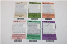 2013 & 2016 Masters Tournament Drive/Chip & Putt, Monday, Tuesday & Wednesday Practice Rd Tickets (6)