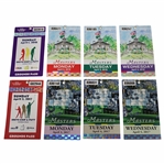 2017 & 2018 Masters Tournament Drive/Chip & Putt, Monday, Tuesday & Wednesday Practice Rd Tickets (8)