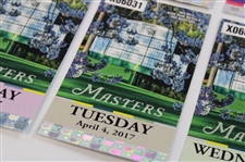 2017 & 2018 Masters Tournament Drive/Chip & Putt, Monday, Tuesday & Wednesday Practice Rd Tickets (8)