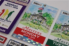 2017 & 2018 Masters Tournament Drive/Chip & Putt, Monday, Tuesday & Wednesday Practice Rd Tickets (8)
