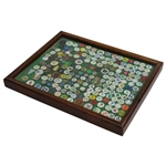 Framed Display of Approximately 175 Ball Markers & Pins - Masters, GHS, Bobby Jones & more