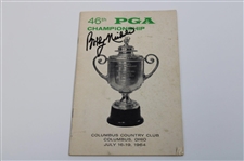 Bobby Nichols Signed 1964 PGA Championship Program, 8x10 Photo & Bobby Nichols Golf Ball JSA ALOA