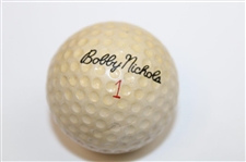 Bobby Nichols Signed 1964 PGA Championship Program, 8x10 Photo & Bobby Nichols Golf Ball JSA ALOA