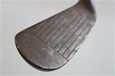 Three (3) Wood Shaft Clubs Spalding H.C. Hackbarth 2 Iron, LH Kroydon Mid Iron & Steve Gagan Kroydon Putter