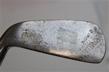 Three (3) Wood Shaft Clubs Spalding H.C. Hackbarth 2 Iron, LH Kroydon Mid Iron & Steve Gagan Kroydon Putter