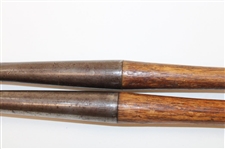 Two (2) Wood Shaft Clubs Spalding 5-J Heather Mashie & Spalding W. Robertson P-22 Mid Iron