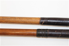 Two (2) Wood Shaft Clubs Spalding 5-J Heather Mashie & Spalding W. Robertson P-22 Mid Iron