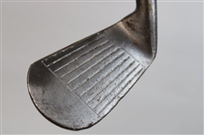 Four (4) Wood Shaft Irons R.M. Thomson Special, Wilson Triumph Jigger, Spalding Mashie Niblick & Kroydon Driving Iron