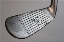 Four (4) Wood Shaft Irons R.M. Thomson Special, Wilson Triumph Jigger, Spalding Mashie Niblick & Kroydon Driving Iron