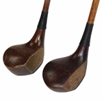 Two (2) Wood Shaft Woods Hoy Lake Brassie Circa 1925 & Circa 1925 Unmarked Spoon
