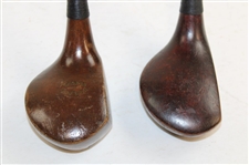 Two (2) Wood Shaft Woods Hoy Lake Brassie Circa 1925 & Circa 1925 Unmarked Spoon