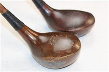 Two (2) Wood Shaft Woods Hoy Lake Brassie Circa 1925 & Circa 1925 Unmarked Spoon