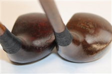 Two (2) Wood Shaft Woods Hoy Lake Brassie Circa 1925 & Circa 1925 Unmarked Spoon