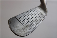Three (3) Wood Shaft Irons Thistle Mid Iron, AMPCO Mid Iron & Walter Hagen Mashie 