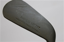 Three (3) Wood Shaft Irons Thistle Mid Iron, AMPCO Mid Iron & Walter Hagen Mashie 