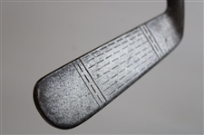 Three (3) Wood Shaft Clubs Bridgeport BGI Smooth Face Putter, Spalding Long Blade Putter & T. Stewart 4 Iron